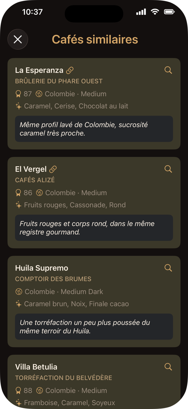 Capture d’écran de l’app ShotGenius 02